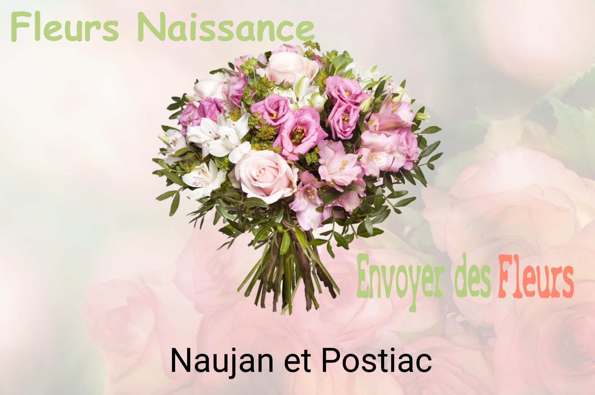 Bouquet de fleurs de naissance livré à Naujan-et-Postiac