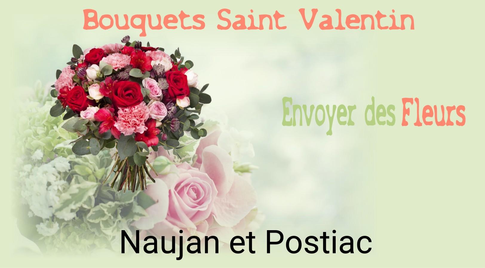 Roses de Saint-Valentin livrées à Naujan-et-Postiac